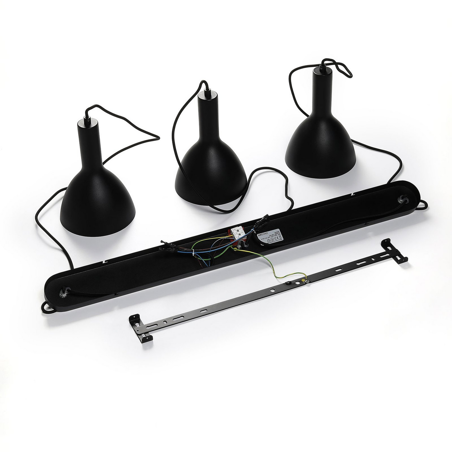 B-flokks Arcchio Cosmina hengiljós, loftlampi, 3 ljós, E27 