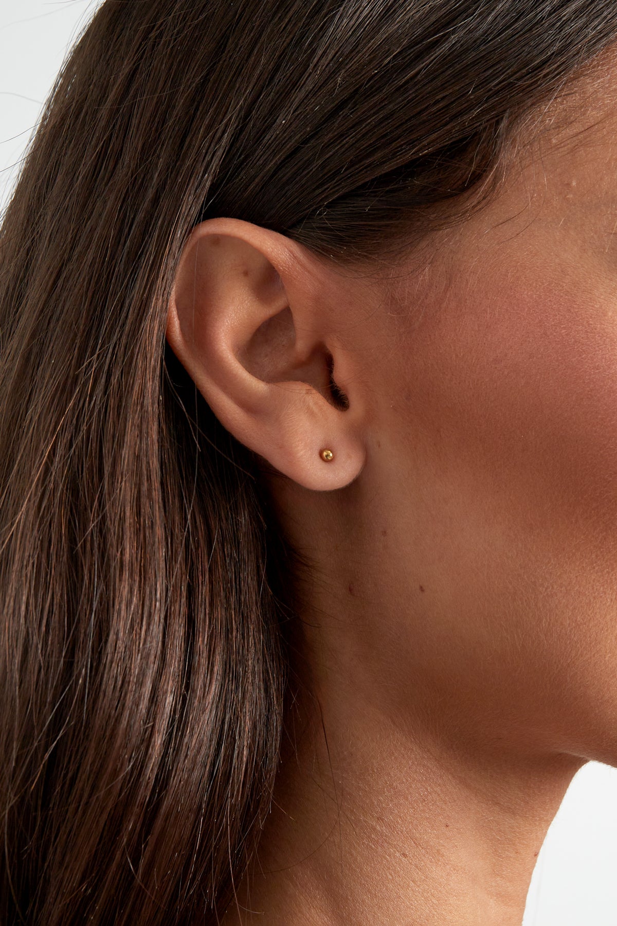 Ohrringe Midi Dot Silber Edelstahl