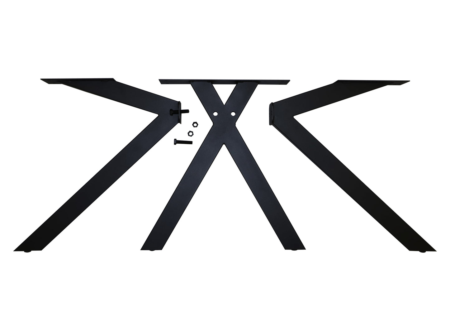 Esstisch Leeds Spider Gestell Eiche wildeiche massiv mit gerader Kante geölt