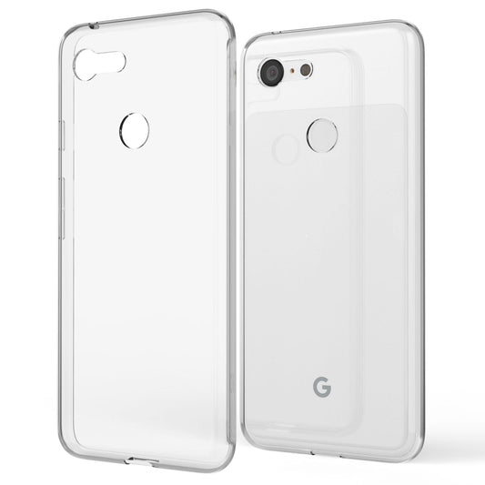 NALIA Handy Hülle für Google Pixel 3, Dünnes TPU Silikon Case Cover Bumper Etui