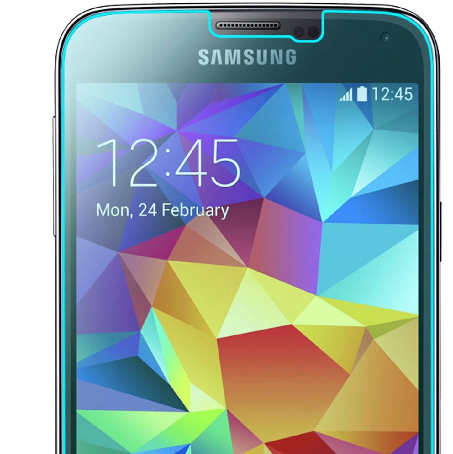 NALIA Schutzglas für Samsung Galaxy S5 / S5 Neo, 9H Full Cover Displayschutz LCD