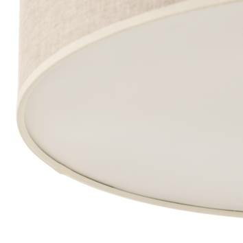 B-Ware Euluna Deckenleuchte Canvas Deckenlampe Deckenlicht Leuchte Lampe Beige ø 48cm