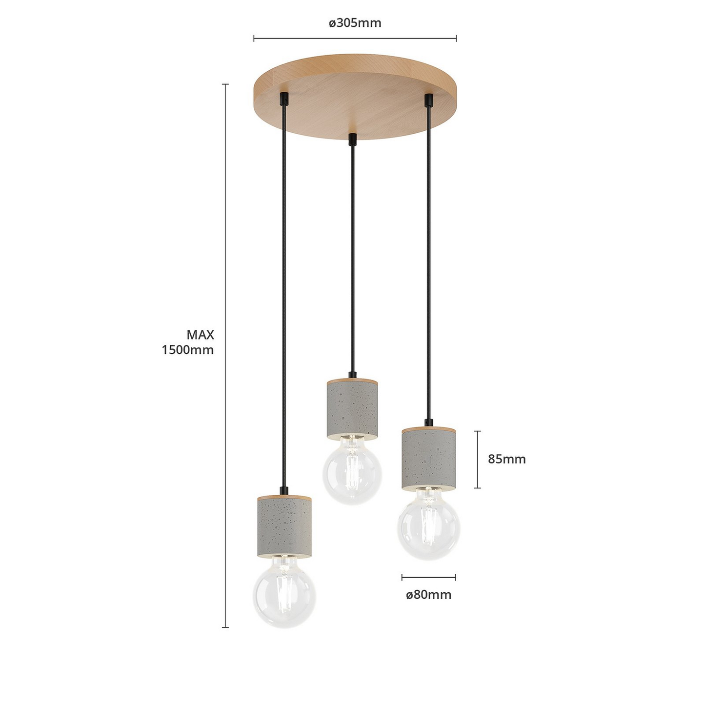 B-lager Envostar Jasper hengiljós hengilampi loftlampi ljós rondell lampi ljós