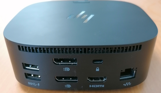 B-stock HP USB-C Dock G5 E-Port Station Docking Station Black Ethernet See text/photo