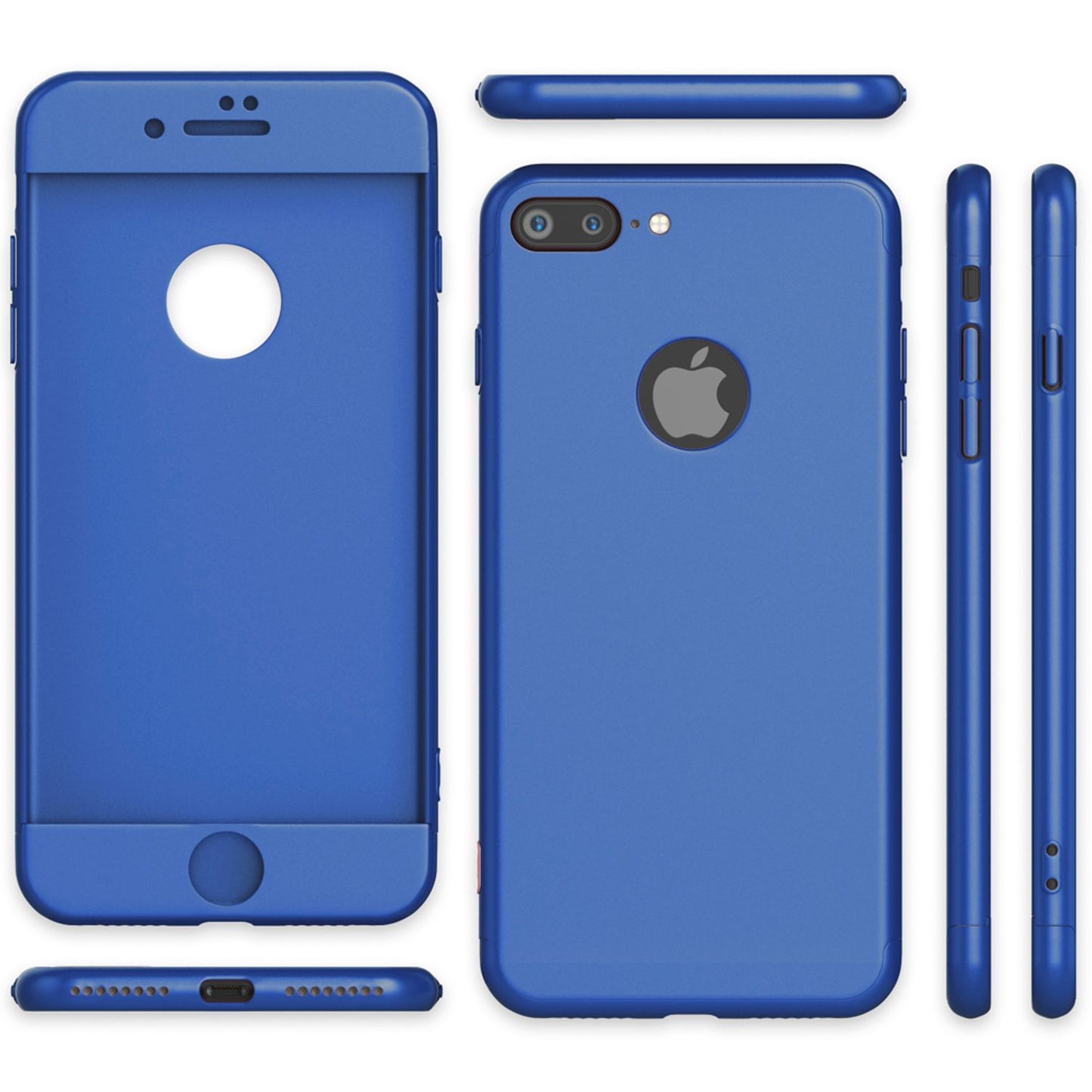 Apple iPhone 7 Plus Rundum Handy Hülle mit Displayschutz von NALIA, 360° Case