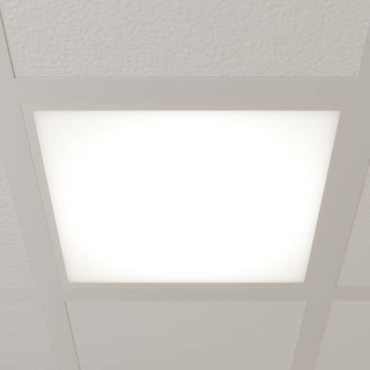 Arcchio LED spjaldsloftlampi í B-flokki, loftljós, ljósabúnaður, IP20, Vinas LED 62326 