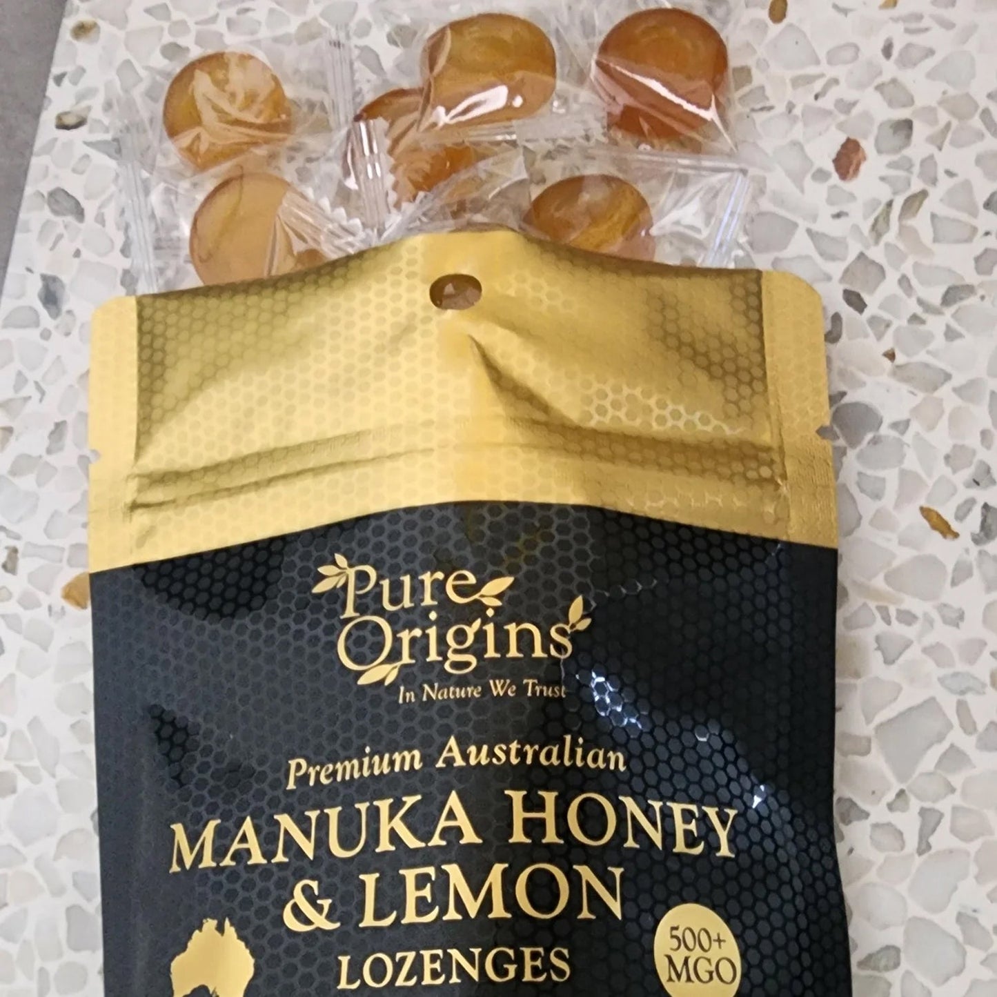 Manuka Honey Lozenges 500+ MGO – Lemon Flavour, Immune Support Drops