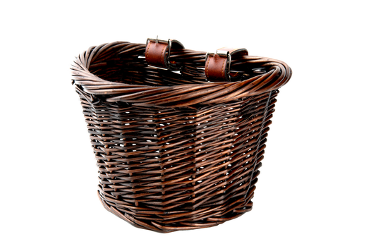 HUDORA Retro stýriskörfa í B-flokki, jafnvægishjólakörfa, barnakörfa, hjólakörfa, vintage stíll