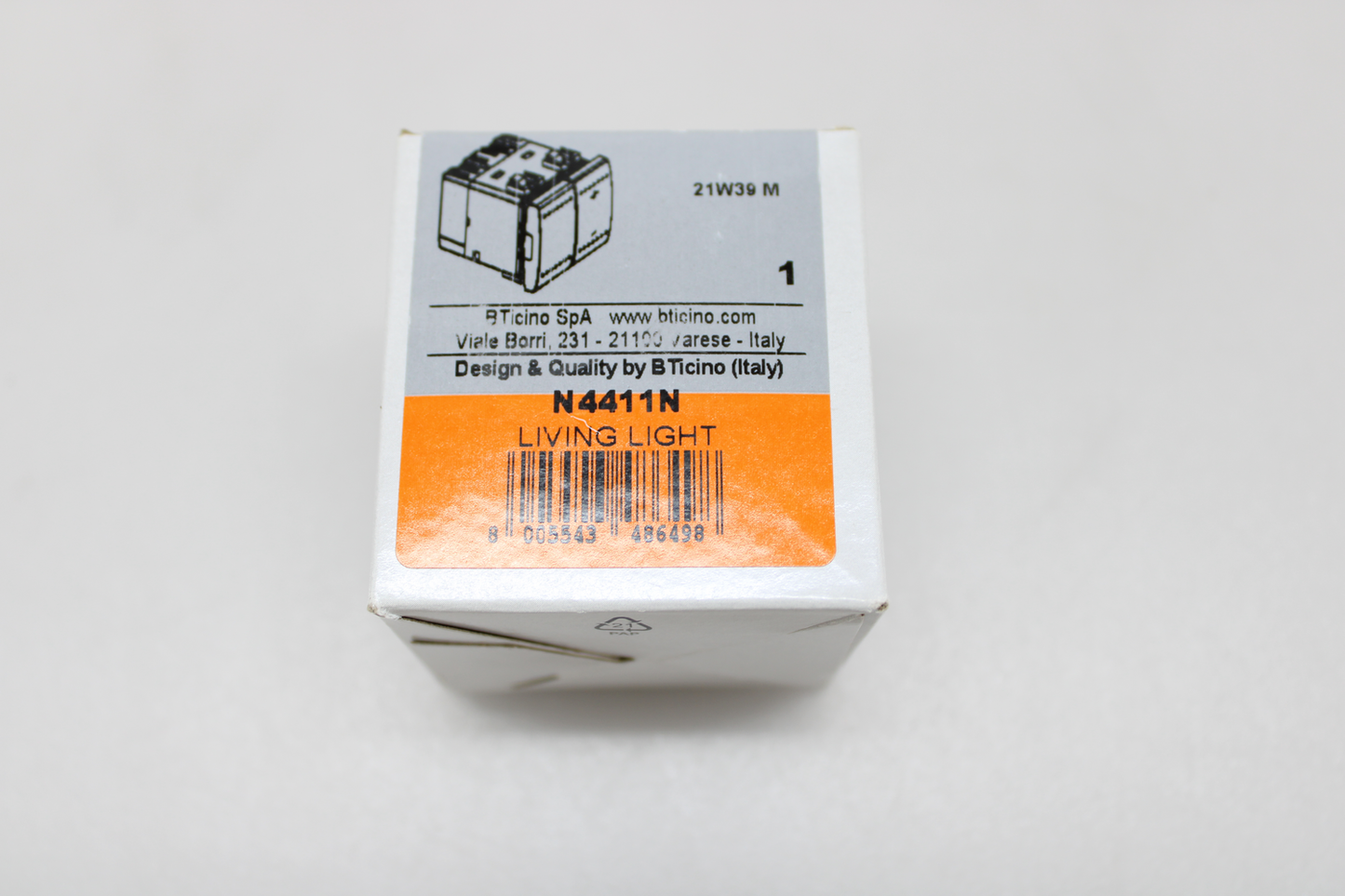 Ljósrofi frá Legrand Dimmer Living&amp;Light, ljósdeyfir, dimmanlegur, hvítur