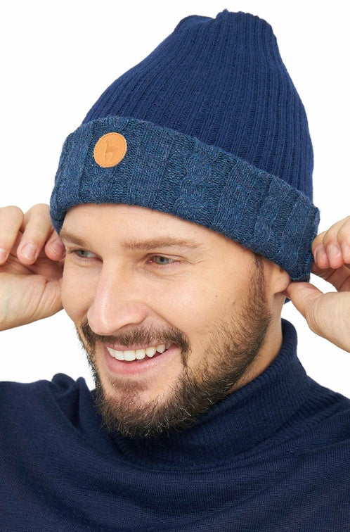 Apu Kuntur - Alpaka Wendemütze - Suave – 100 % Baby‑Alpaka