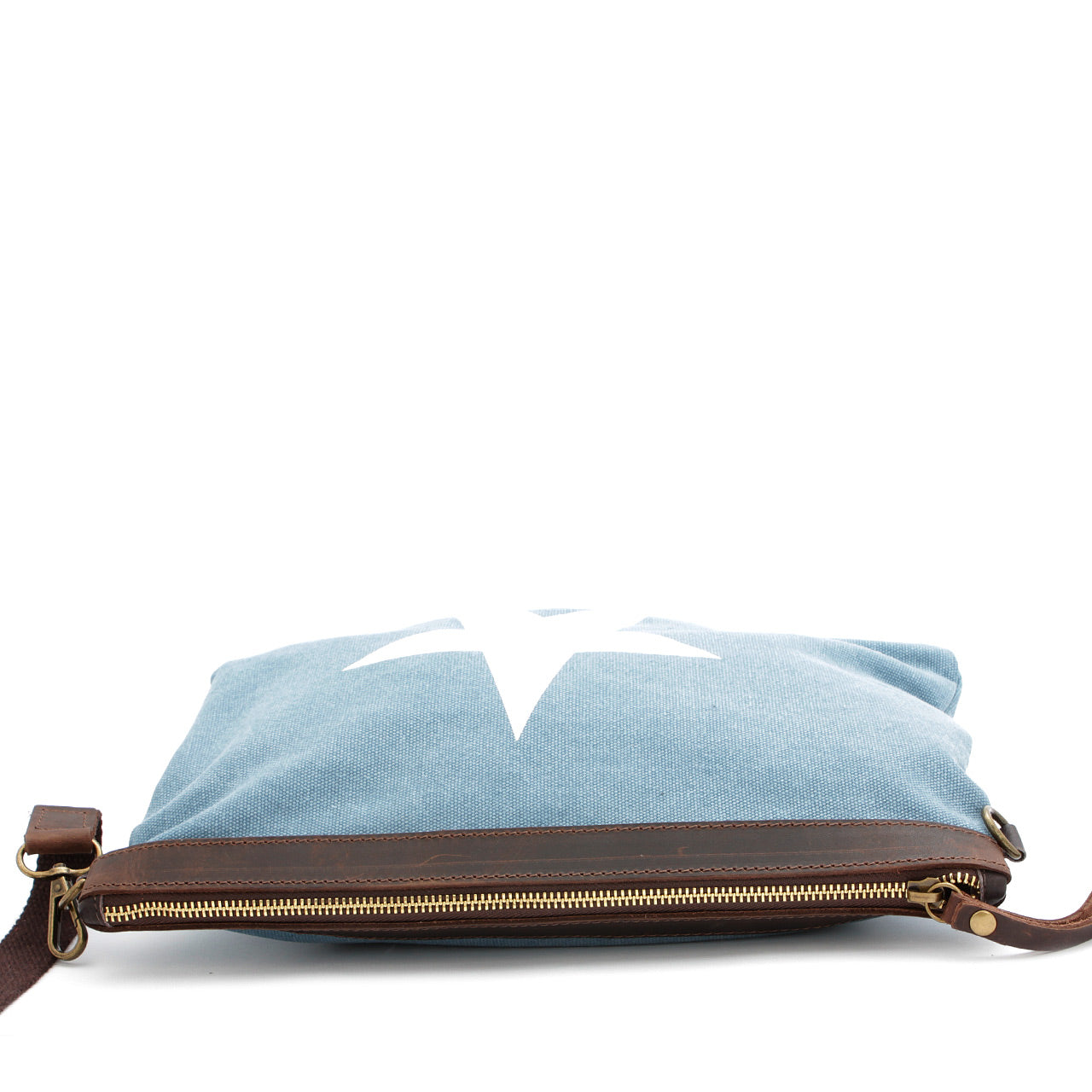 Große Clucht Umhänge Tasche mit Stern Blau