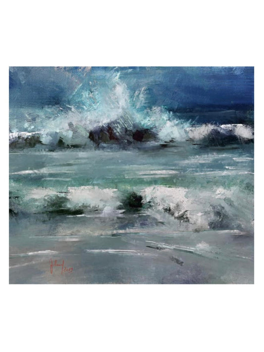 Kunstdruck „Stürmische See“ auf Leinwand, Georg Ireland