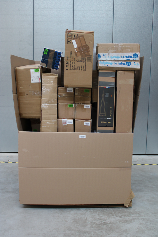 Tilboð á blönduðum vörum af B-flokki, gallaðar vörur, pakkaskil á blönduðum vörum 43x