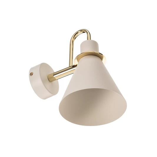 B-Ware Euluna Wandleuchte Bona Wandlampe Wandlicht Leuchte Lampe Licht Led Weiß Messing