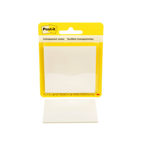 Post-it® Tranparent Notes, 73 mm x 73 mm, 36 Blatt/Block, 1 Block/Packung  | 1 Stück