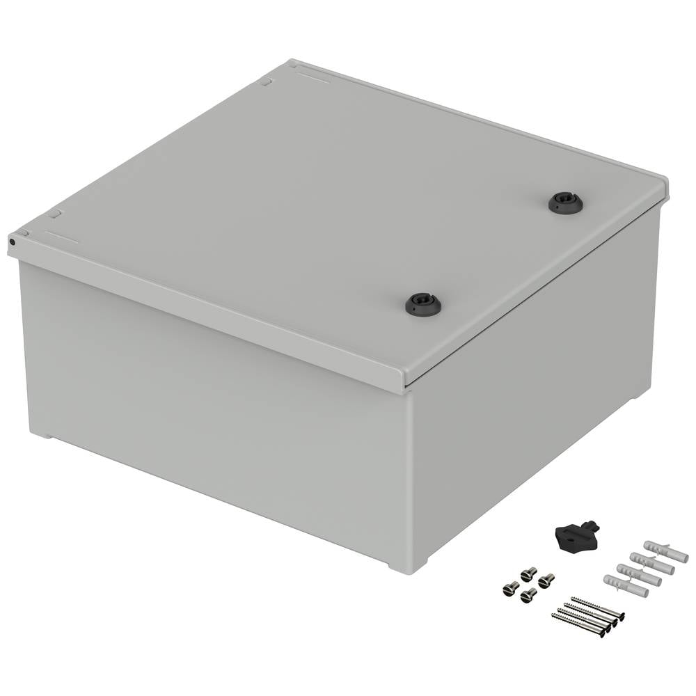 Stjórnskápur úr ljósgráum pólýester úr Bopla Polysafe PS 442, flokkur B, 400x400x200 mm