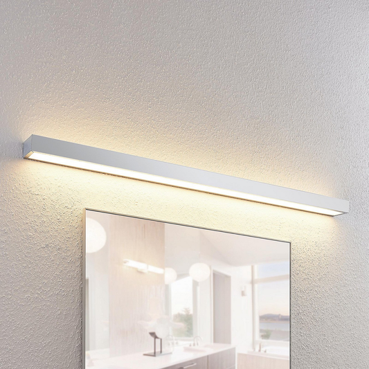 B-grade Lindby Layan LED bathroom wall light, wall lamp, bathroom lamp, chrome 120686 