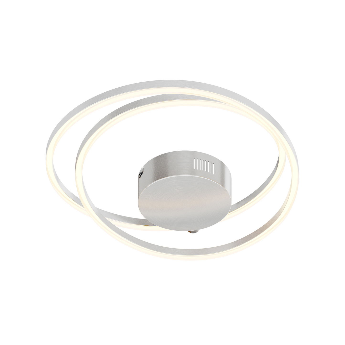 B-grade Lindby Davian LED ceiling lamp, dimmable, nickel 589
