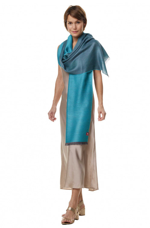 Apu Kuntur - ALPACA-SILK SCARF - DUO – 70% BABY ALPACA &amp; 30% SILK