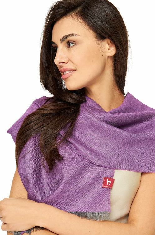 Apu Kuntur - ALPACA-SILK SCARF - DUO – 70% BABY ALPACA &amp; 30% SILK