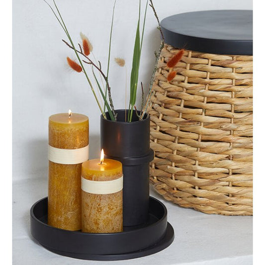 Tablett Balance aus Keramik schwarz