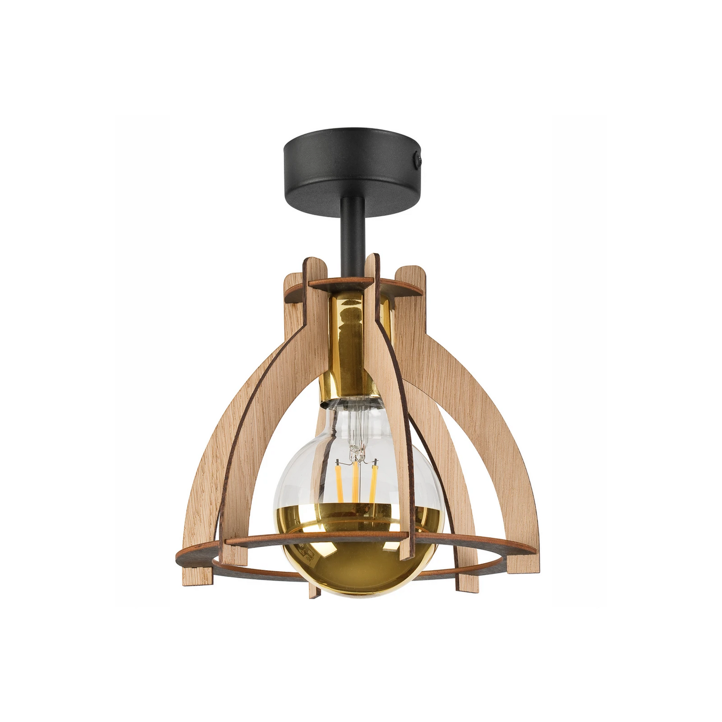 B-flokks Envostar loftljós Falou eik ø 25 cm loftlampi ljóskastari