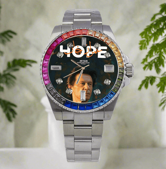 IMRAN KHAN watch sets stainless steel diamonds case,Choose your color & art