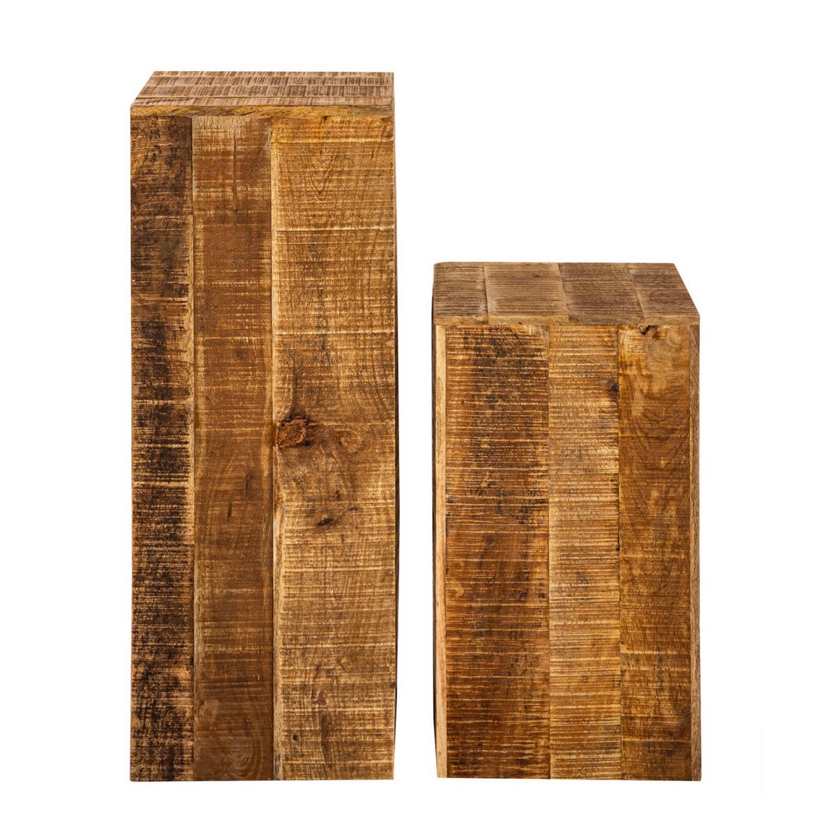 Flower column - 27x27 H50 or 73cm - Plant stand - Mango wood