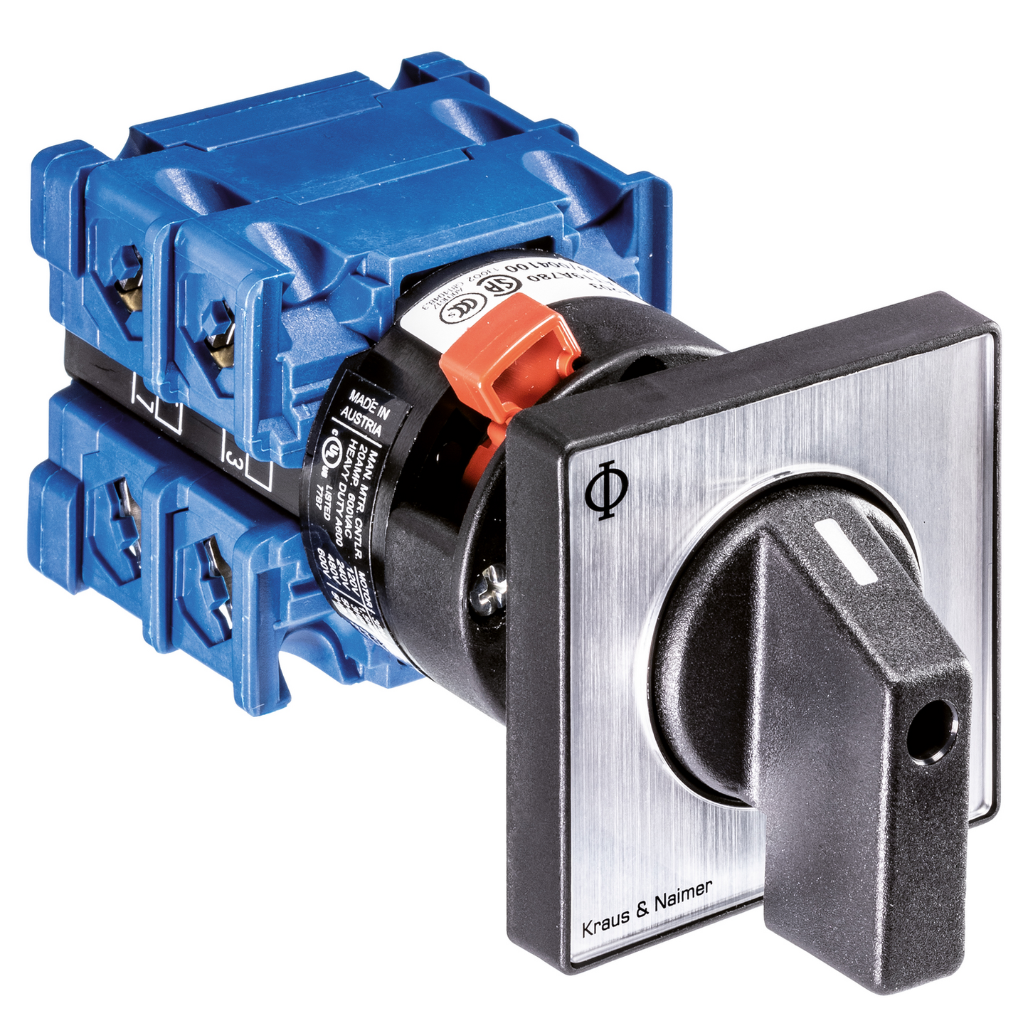 B-gráðu Kraus &amp; Naimer Ch10 stjórnrofi, snúningsrofi, iðnaðarrofi, kambrauf