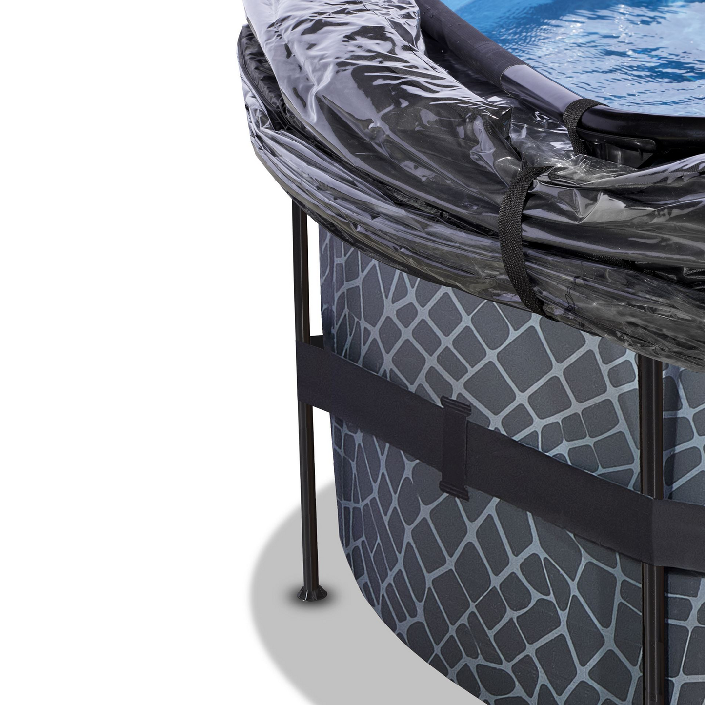 B-Ware Exit Stone Pool 450x122cm Schwimmbecken Becken Schwimmbad Swimmingpool47