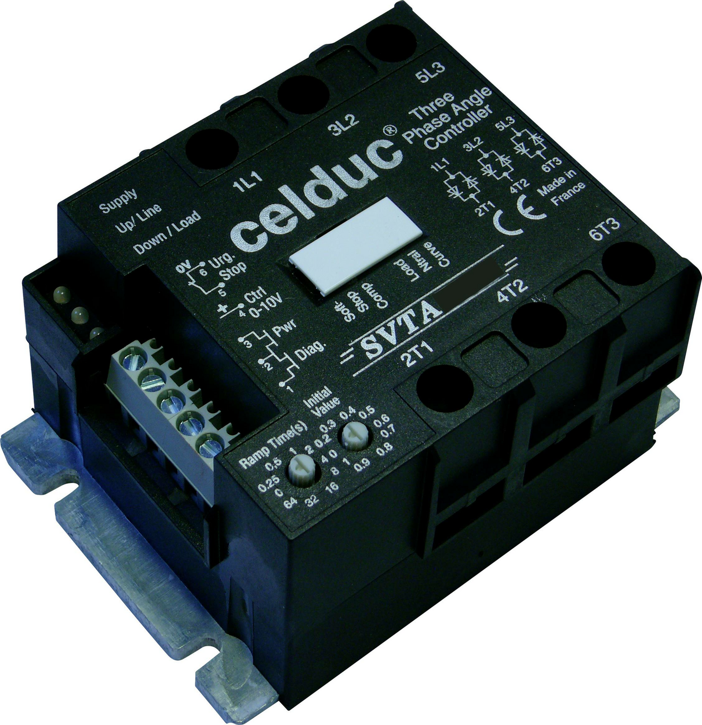 B-gráðu celduc rofi, solid-state rofi 95AC1/200-480Vac/Stýring 4-20mA, 1 venjulega opinn snertirofi