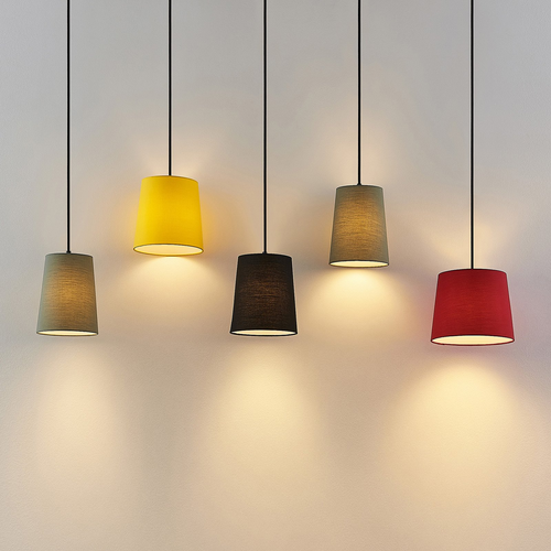 Lindby Amilia hengiljós, hengilampi, lampi, ljós, 5 fl. E27, viður, járn, litríkur 