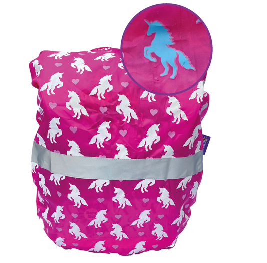 Kinder Farbwechsel Ranzenschutz - Einhorn