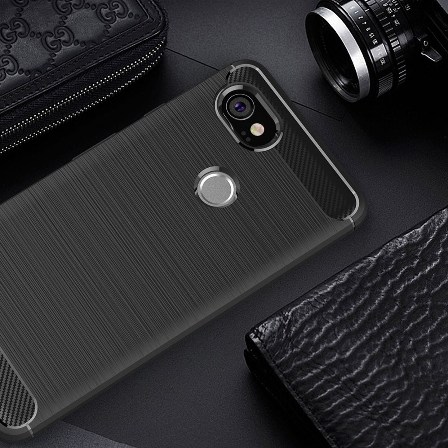 Google Pixel 2 XL Phone Case by NALIA, Slim Silicone Cover Case Phone Bumper