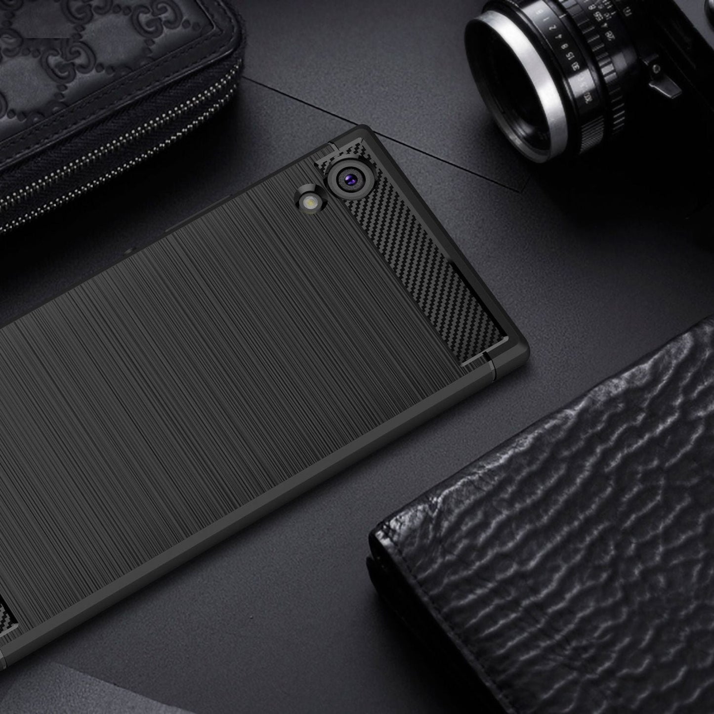 Sony Xperia XA1 símahulstur frá NALIA, sílikonhulstur, þunn gúmmívörn