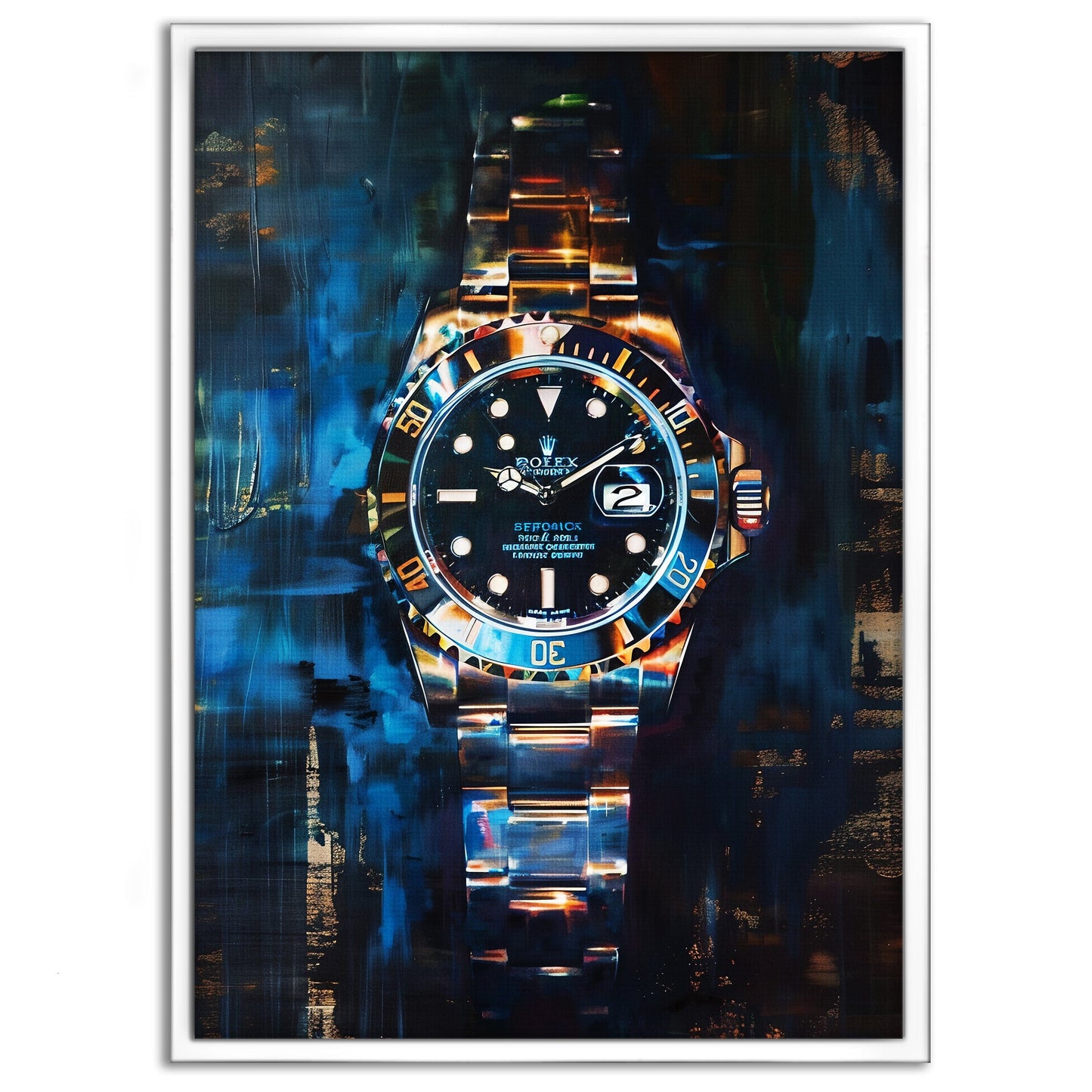 10 ára Rolex V2 - Strigaprentun Pop Art