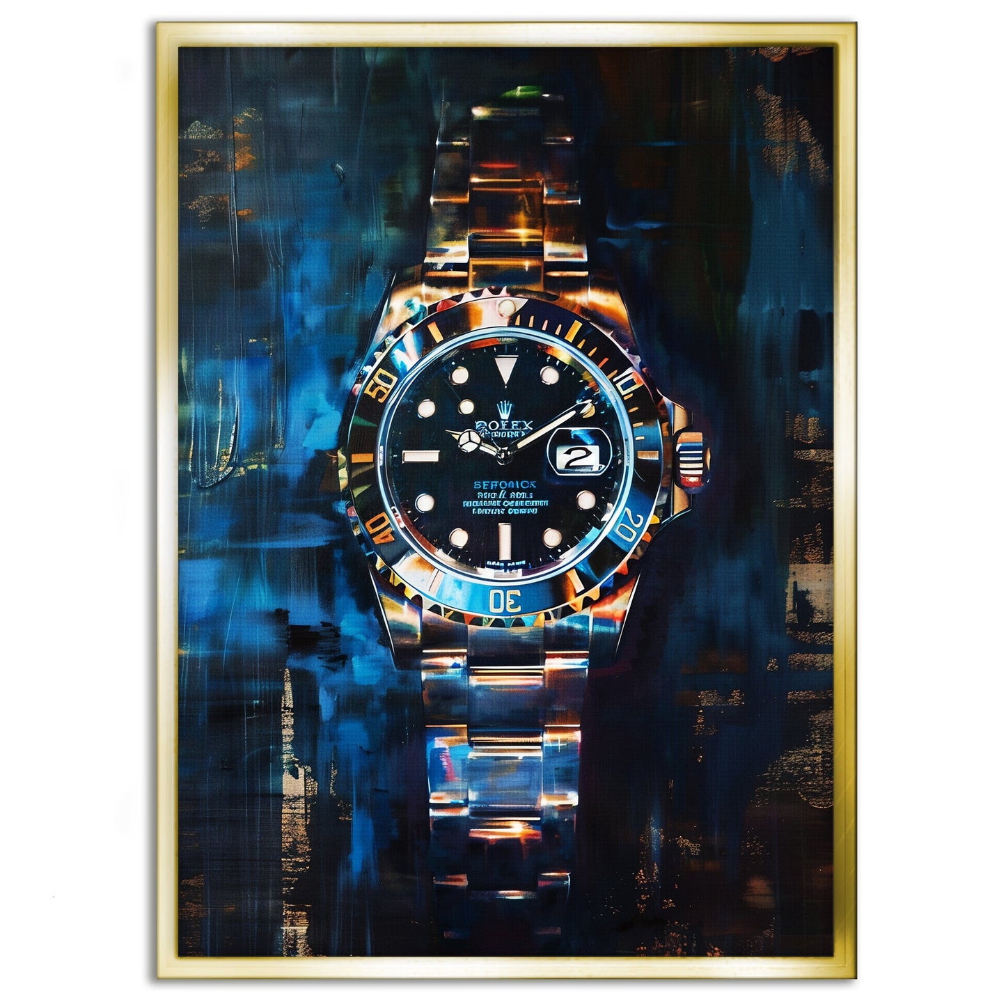 10 ára Rolex V2 - Strigaprentun Pop Art