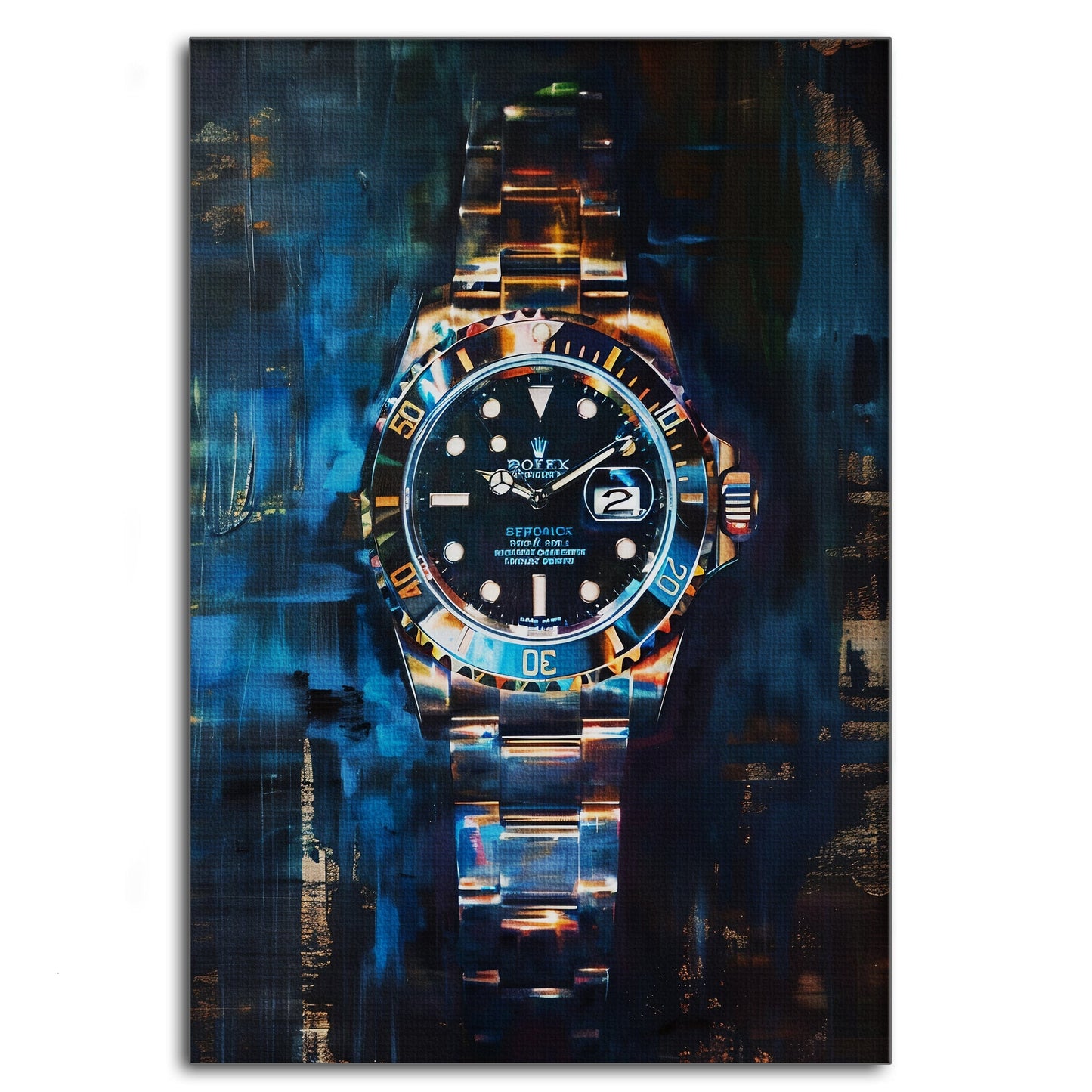 10 ára Rolex V2 - Strigaprentun Pop Art