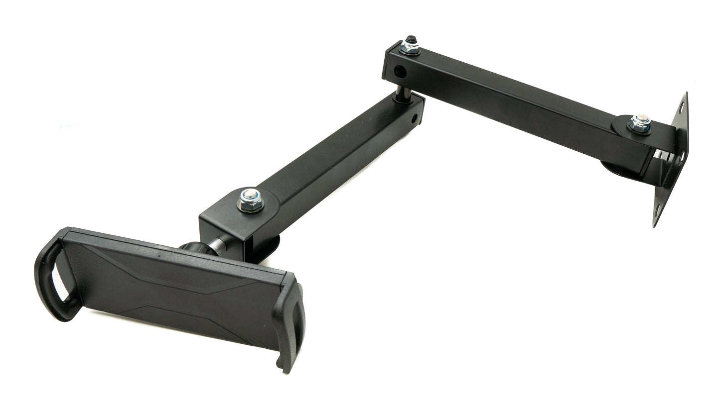 Wand Halterung Aluminium Arm 180° neigbar für Tablets von 13 bis 28 cm