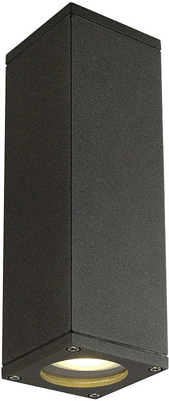 B-Ware Slv Theo Wall 229535 Außenwandleuchte Wandleuchte Lampe Licht Gu10 70 W Anthrazit