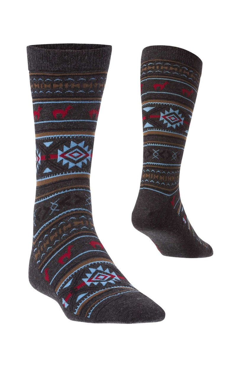 Apu Kuntur - Alpaca Jacquard Socks - Alpaca mix