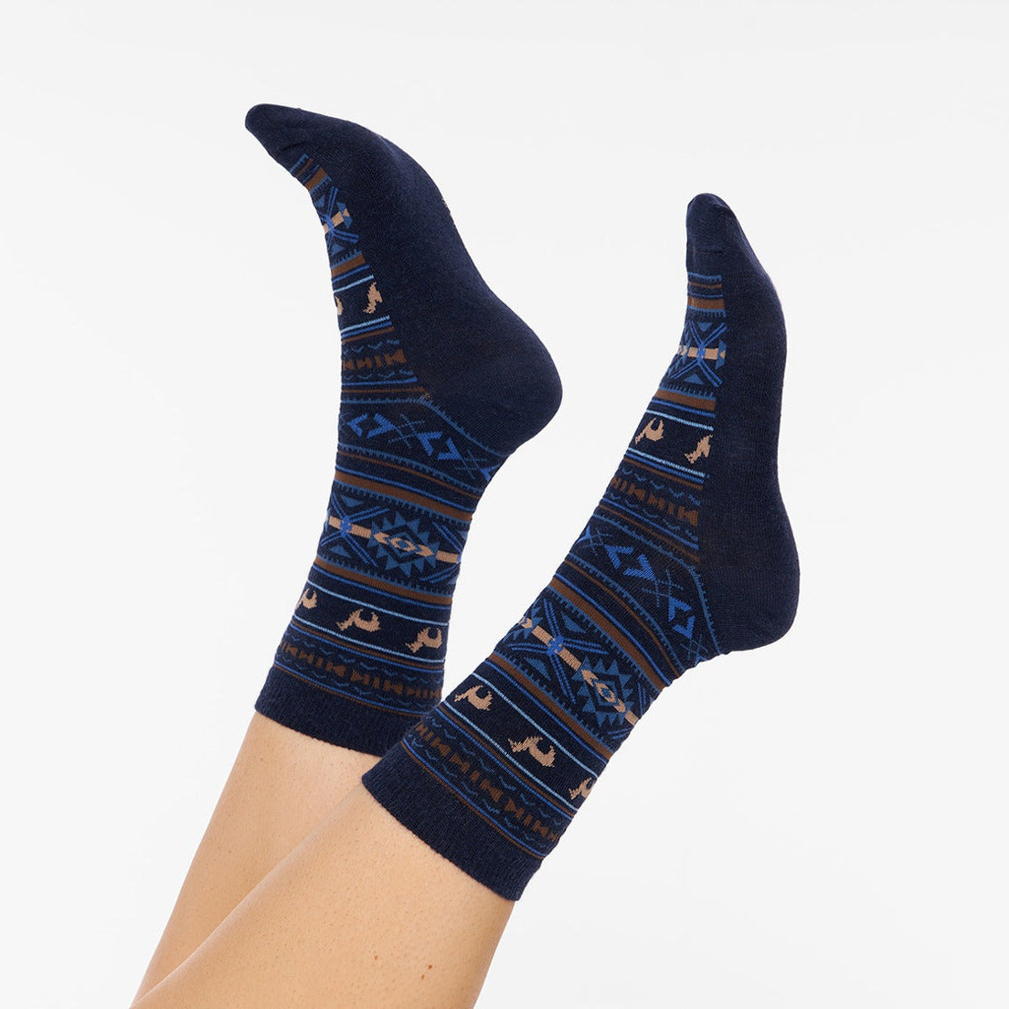 Apu Kuntur - Alpaca Jacquard Socks - Alpaca mix