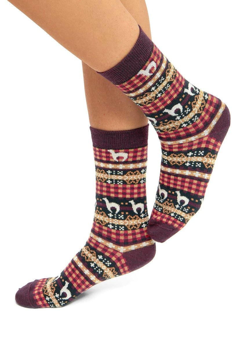 Apu Kuntur - Alpaca Premium Socks Candela – Warmth &amp; Style in an Andean Look