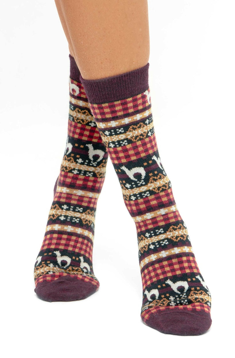 Apu Kuntur - Alpaca Premium Socks Candela – Warmth &amp; Style in an Andean Look