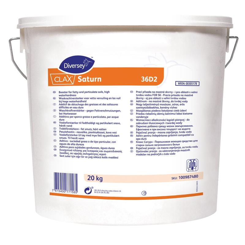 Clax Saturn 12G1, Spezialwaschmittel für stark verschmutze Berufskleidung | Sack (20 kg)