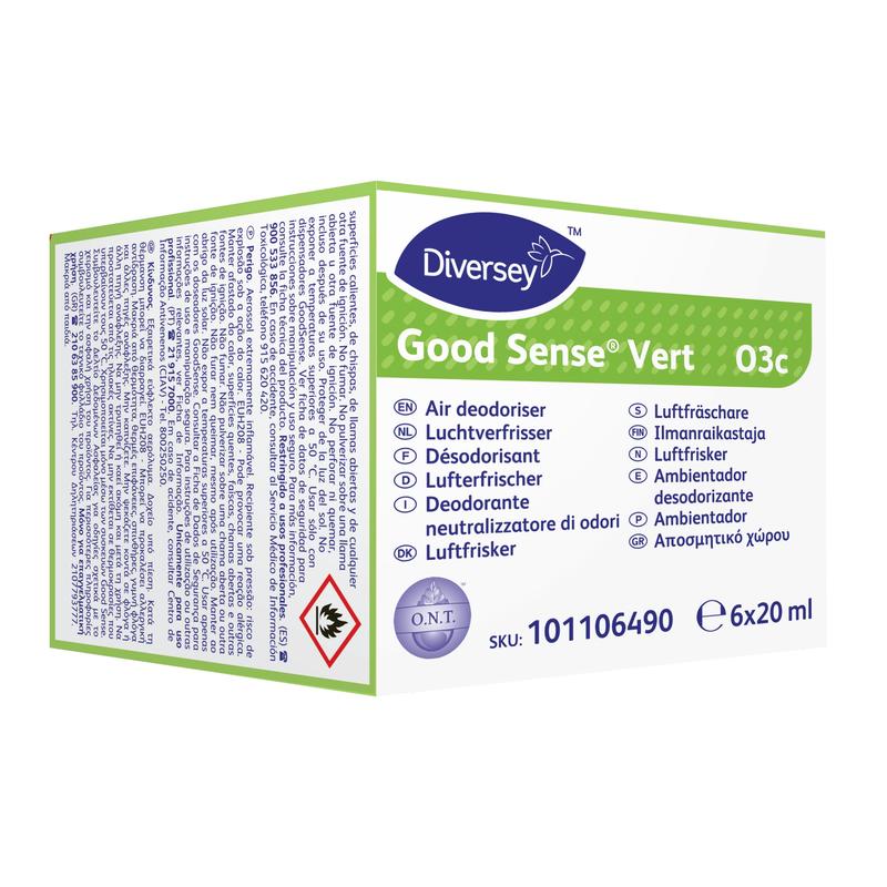 Good Sense Vert, Duftpatrone für das Good Sense Lufterfrischersystem | Packung (6 Stück)
