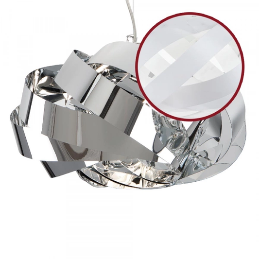 B-flokks Artempo hengiljós Mininest úr ræmum, hvítt, loftlampi, loftljós, lampi