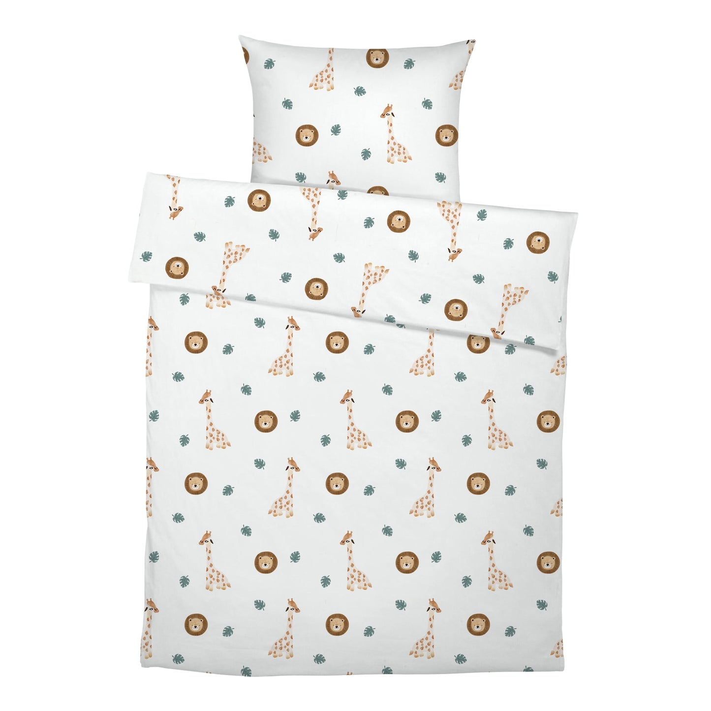 "Giraffe and Lion" Premium Children's Bedding