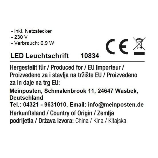 Weihnachtsbeleuchtung Schriftzug Merry xmas Frohe weihnachten LED warmweiß SALE
