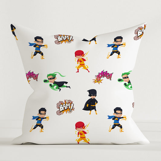 "Superheroes" Premium Children's Decorative Pillow